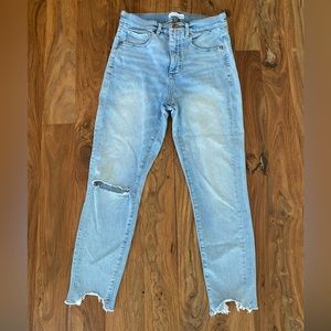 LOFT High waist skinny light jeans in size 28/6P